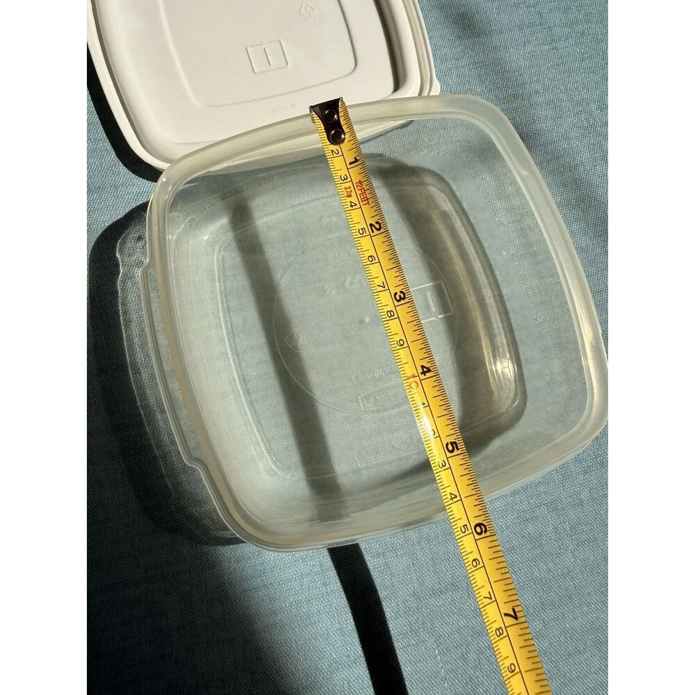 Vintage Rubbermaid Servin Saver #1 Container 2 Cup 0010 0018 White Lid Sandwich